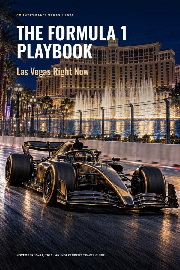 Cover of The Formula 1 Playbook: Las Vegas Right Now