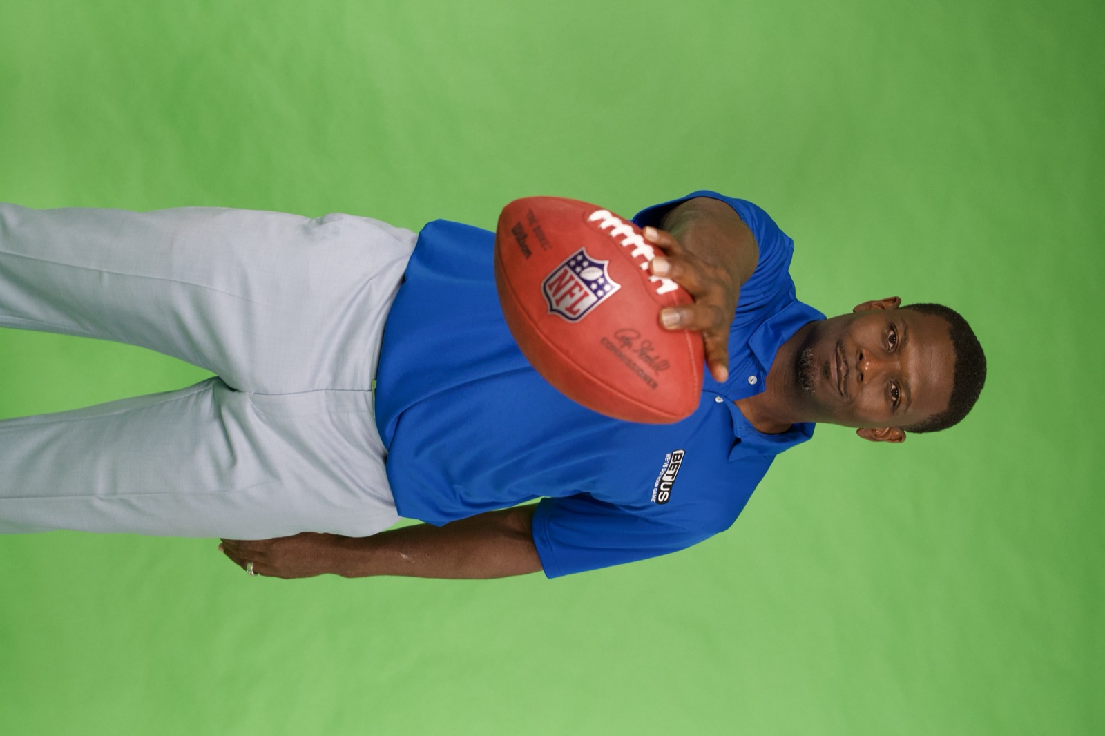 LaDainian Tomlinson studio portrait for BetUS